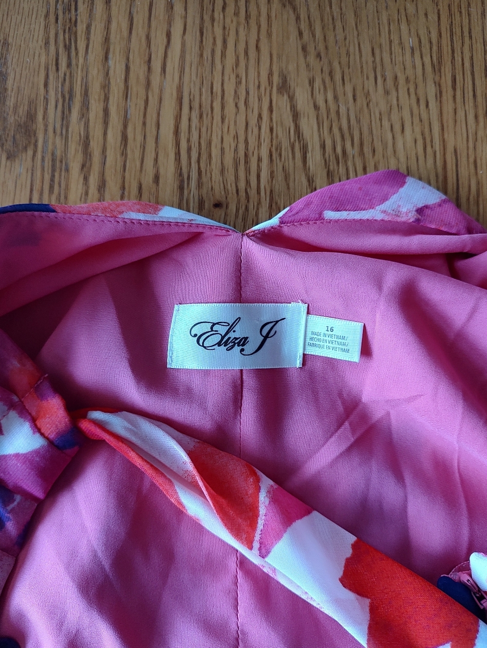Eliza J Sleeveless Pink Floral Maxi Dress - Picture 4 of 6